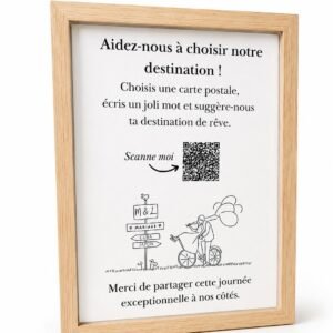 Cadre en bois clair