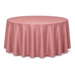 Nappe ronde en tissu nude 280cm