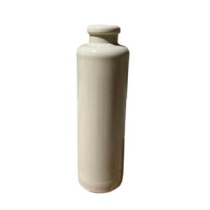 Vase en grès beige