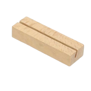 Support en bois - menu