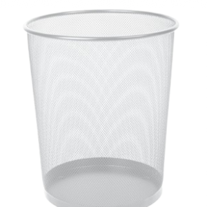 Corbeille à papier grise