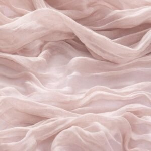 Chemin de table fluide rose