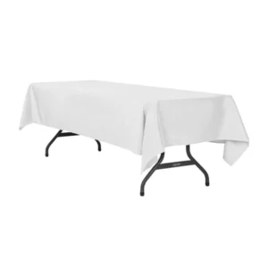 Nappe rectangle blanche en coton 230 x 200cm