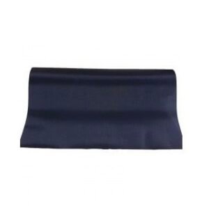 Chemin de table satin bleu marine